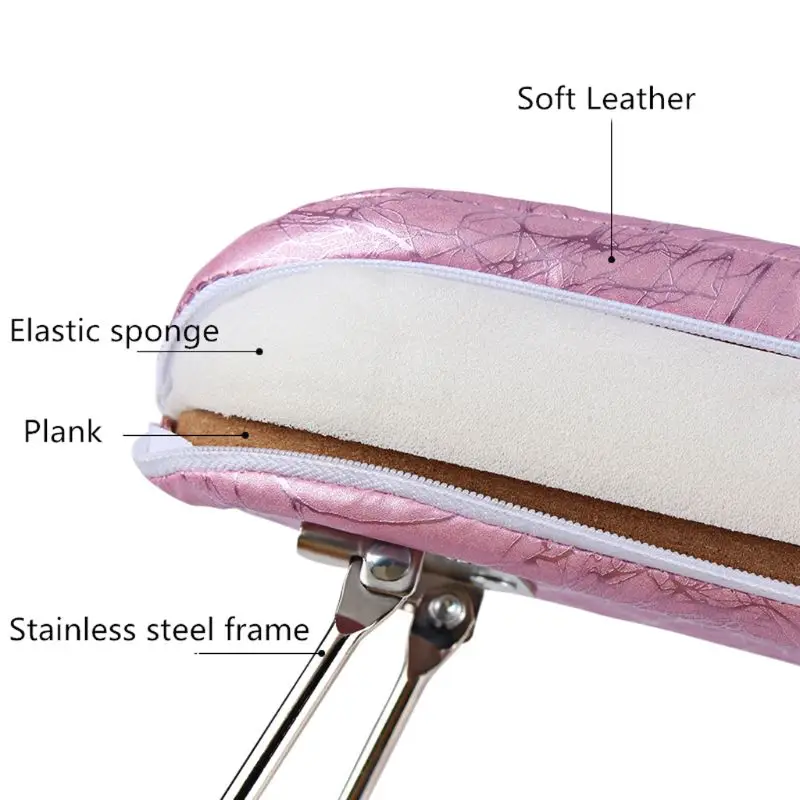 

Leather Nail Art Arm Rest Cushion Waterproof Pillow Wrist Support Hand Holder