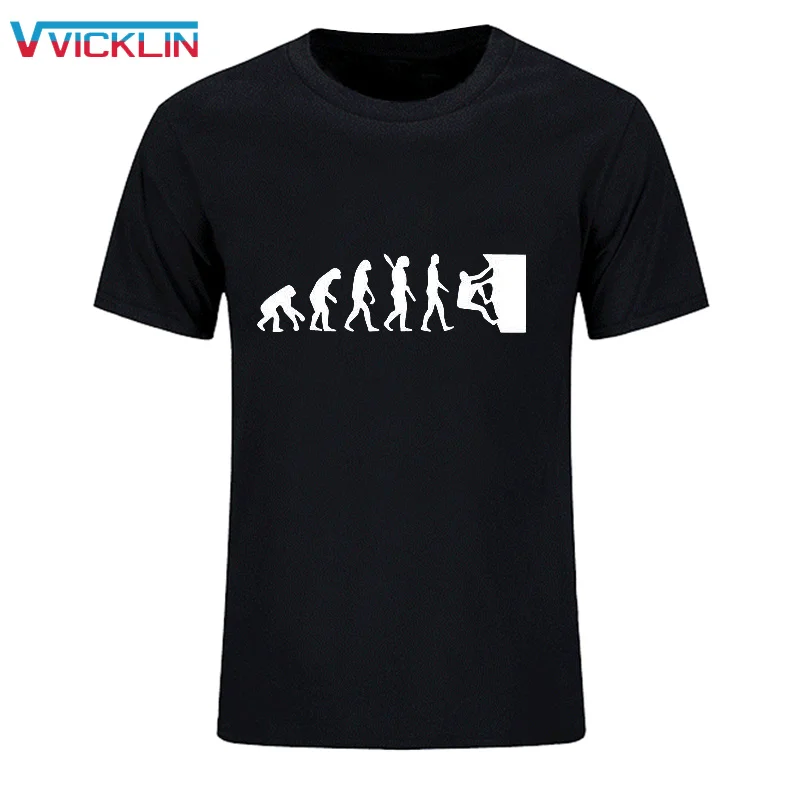 

New Top Tee Men T Shirts Evolution Bodybuilding Man Boy Clothing Short Sleeve Male Boys round neck fashion leisure