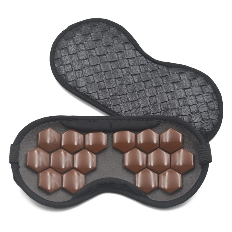 1 шт. маска для глаз массажер физиотерапии натуральный Нефритовый камень повязка