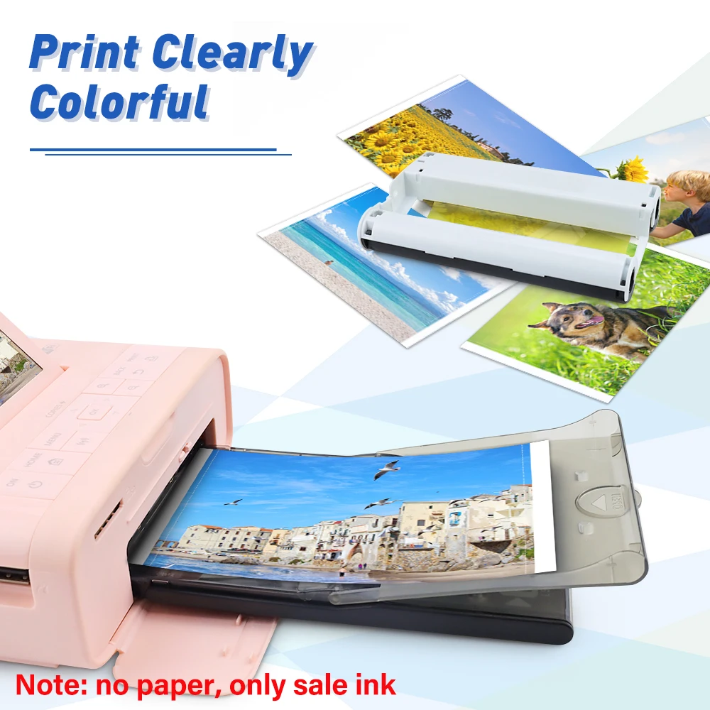 Чернильный картридж для Canon Selphy CP1300 KP 108IN 36IN кассета 6 дюймов CP900 CP910 CP1200 5PK|Ленты