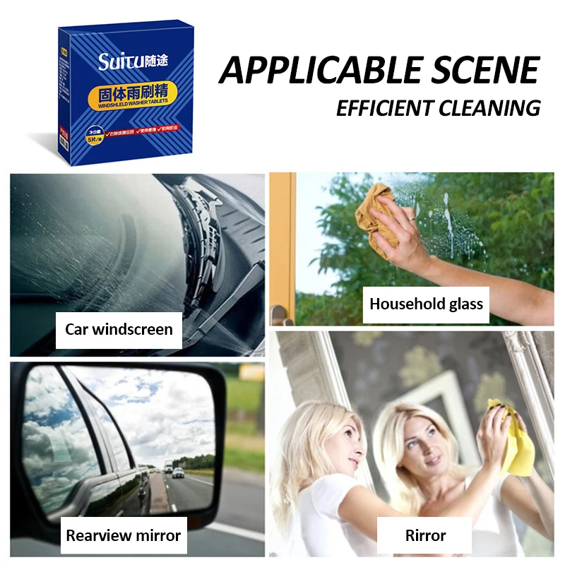 Очистка лобового стекла автомобиля 1 шт. = 4L автомобильные аксессуары очиститель