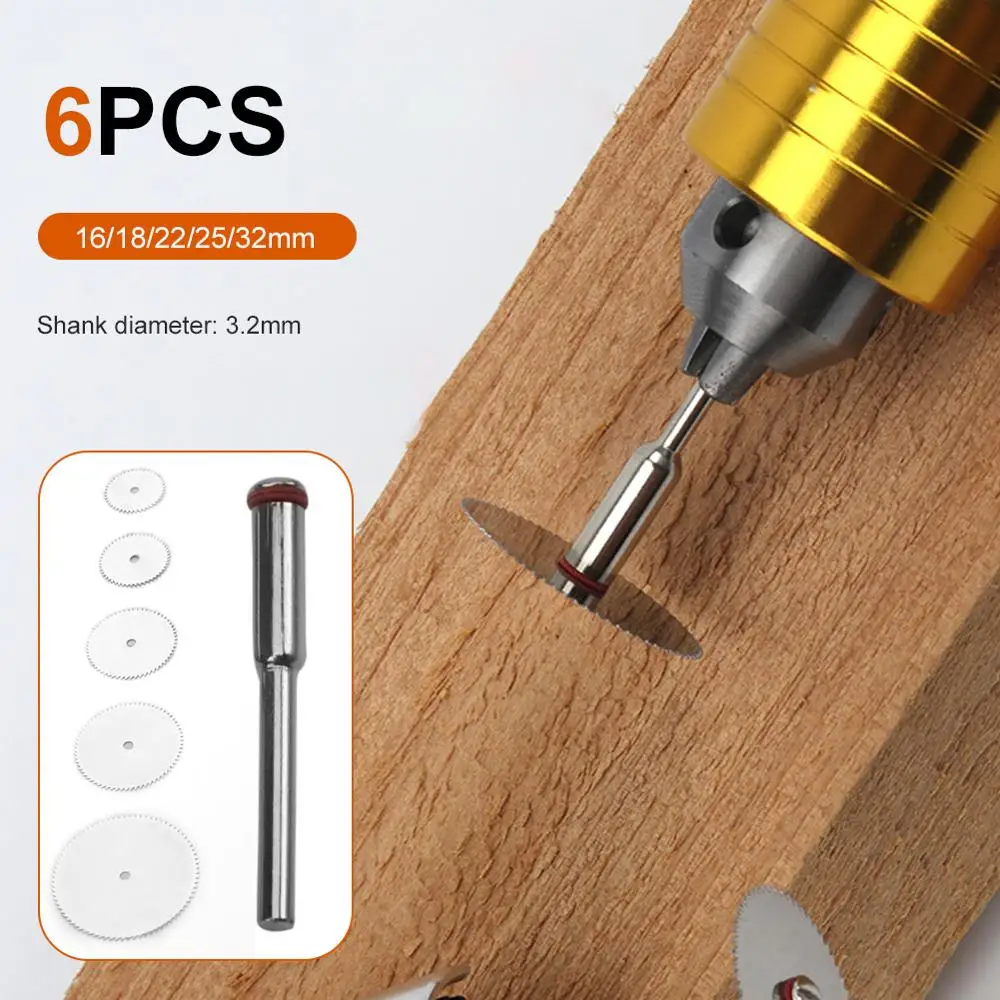 5 шт./компл. Нержавеющая сталь ломтик оправки для Dremel режущий диск металла