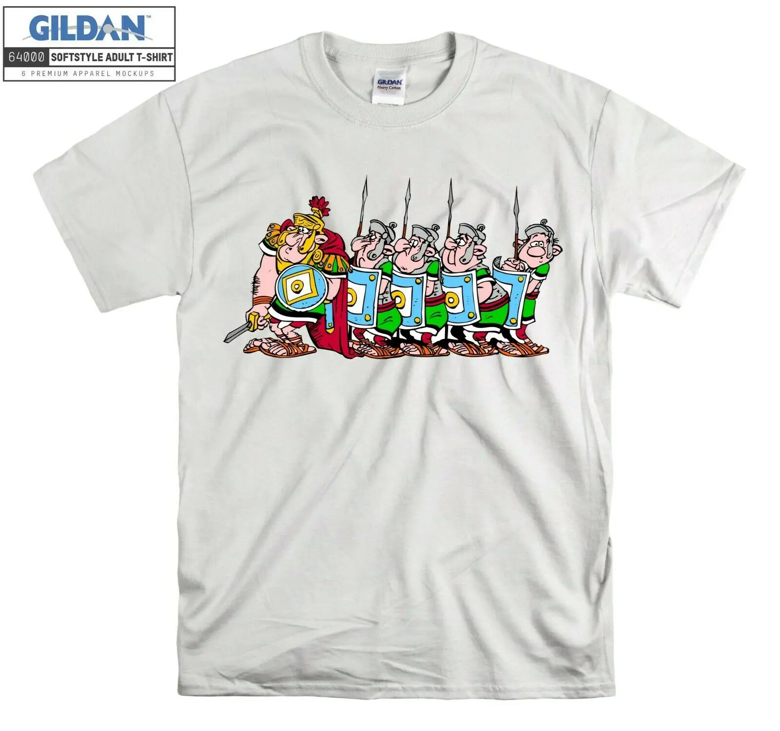 Футболка с римскими цифрами Asterix и Obelix мультяшная футболка для мужчин женщин