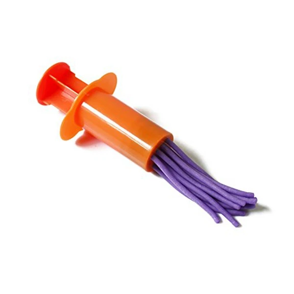 

Dough Extruders Set Assorted Designs, Set of 10, 5 Patterns - Random Colors