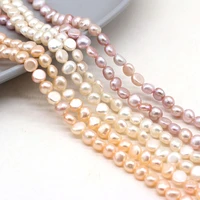 natural freshwater pearl irregular isolation beads 5 6 mm for jewelry making diy bracelet earrings necklace accessory