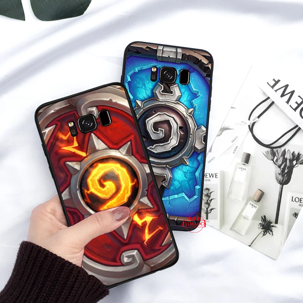 Hearthstone классический силикон чехол для Samsung S6 Edge S7 S8 плюс S9 S10 S10e Note 8 9 10 M10 M20 M30 |