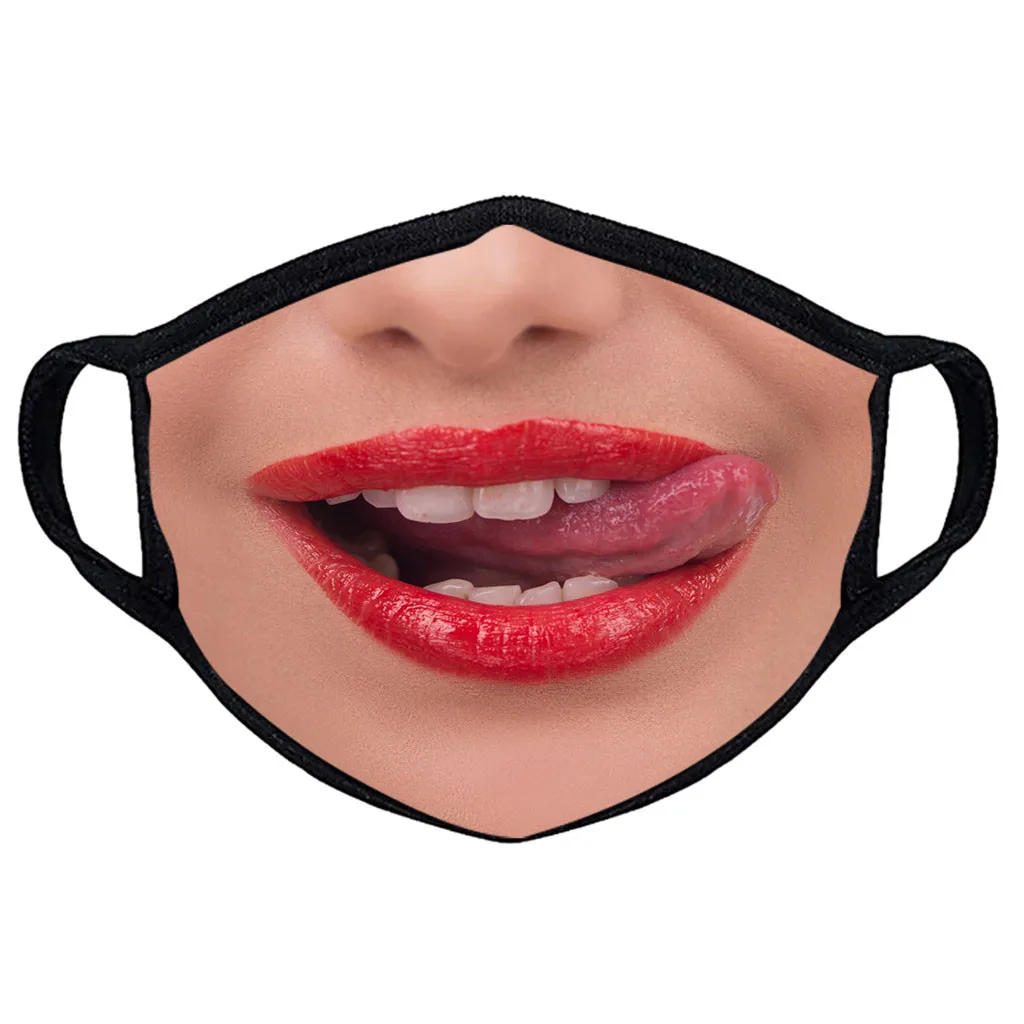 

Whimsy Print Facemask Unisex Dustproof Windproof Mouth Mask Washable Earloop Face Mask For Outdoor Sport Cycling Face Mask