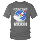 Мужская футболка с принтом Кардано до Луны, забавная криптовалюты, криптовалюты, футболка с коротким рукавом в стиле хип-хоп, хлопковая футболка, Топ