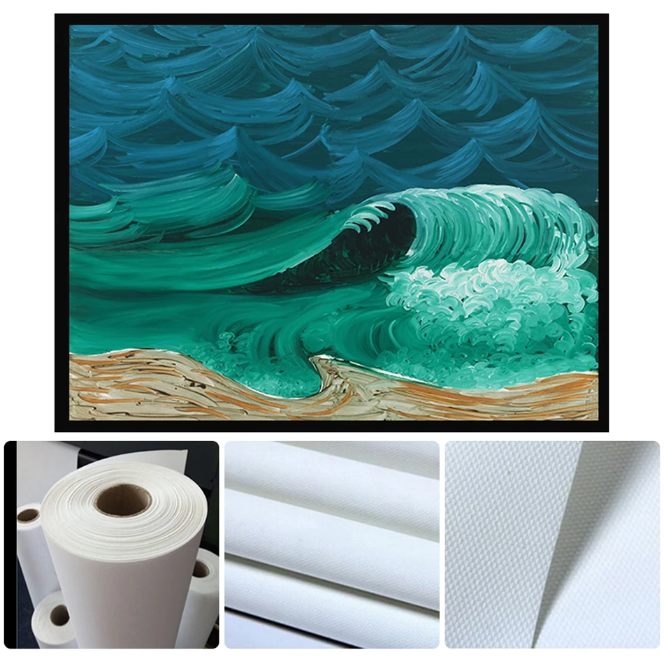 Картина Fuwatacchi волнистая Настенная картина маслом абстрактная и почтовая печать