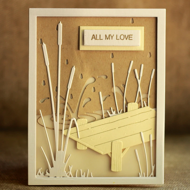 Новинка 2020 прямоугольные капли дождя фон дождь металлические режущие штампы для