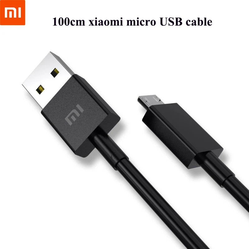 Кабель для быстрой зарядки Xiaomi 100 см оригинальный usb 3 1 micro дата линия redmi S2 a2 2A 4A 4X 5A