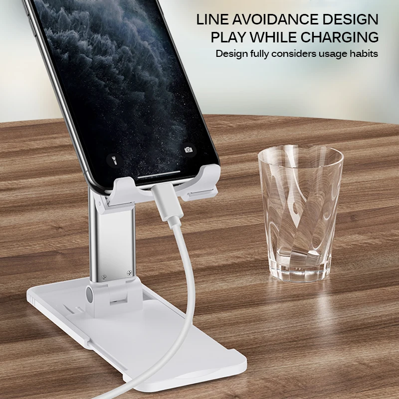 

High Quality Desktop Tablet Bracket Phone Holder Desk Stand Foldable Lazy Tablet Stand Holder Universal For Smartphones Tablets