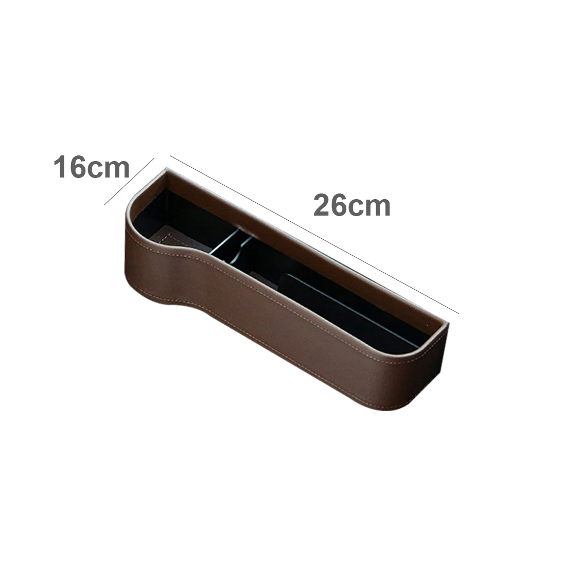 

PU Leather Catcher Organizer Car Seat Gap Storage Box Cup Pocket Seat Seam Pockets Trunk Organizer Phone Bottle Cups Holder