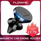 FLOVEME автомобильный держатель магнитный для samsung S9 Для iPhone  360 градусов gps навигации Air Vent Mount Телефон держатель для телефона в автомобиль держатель для телефона подставка для телефона держатель для т