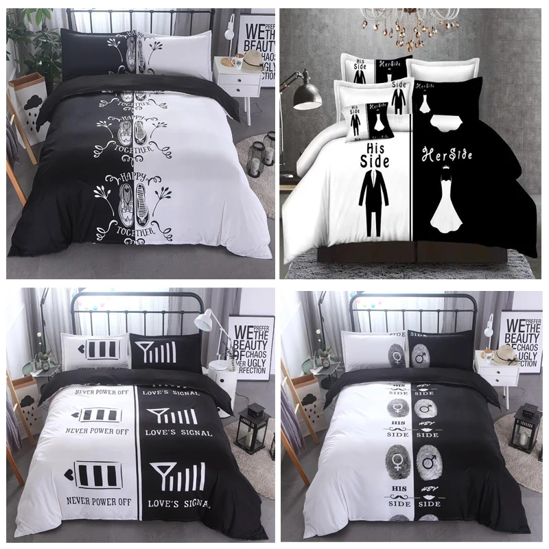 

3pcs Weddings Polyester Duvet Cover Set Duvet Cover With Pillowcases Comforter Cover Quilt Cover Without Filler Queen Size