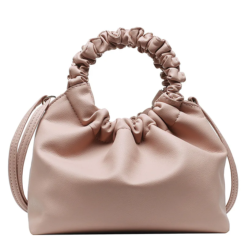 

Jin Mantang 2021 Spring And Summer New Shoulder Bag Wild Foldable Shoulder Cloud Bag Fashion Texture Portable Crossbody Bag