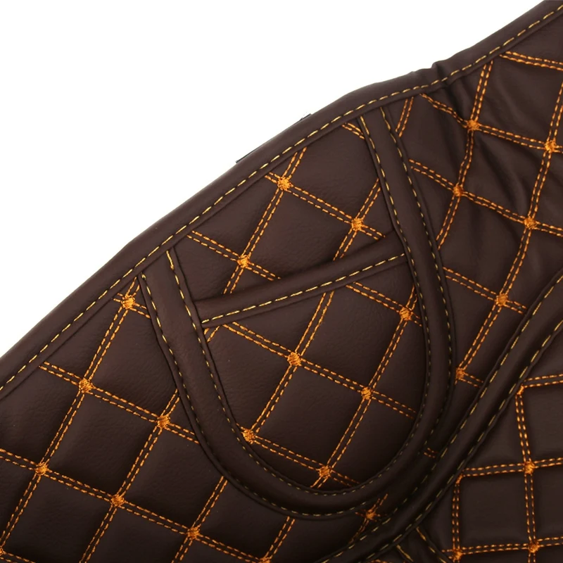 

Motorcycle Rear Trunk Cargo Liner Protector Motorcycle Seat Bucket Pad Storage Box Mat for 2019 2020 Pcx150 ADV150 Brown