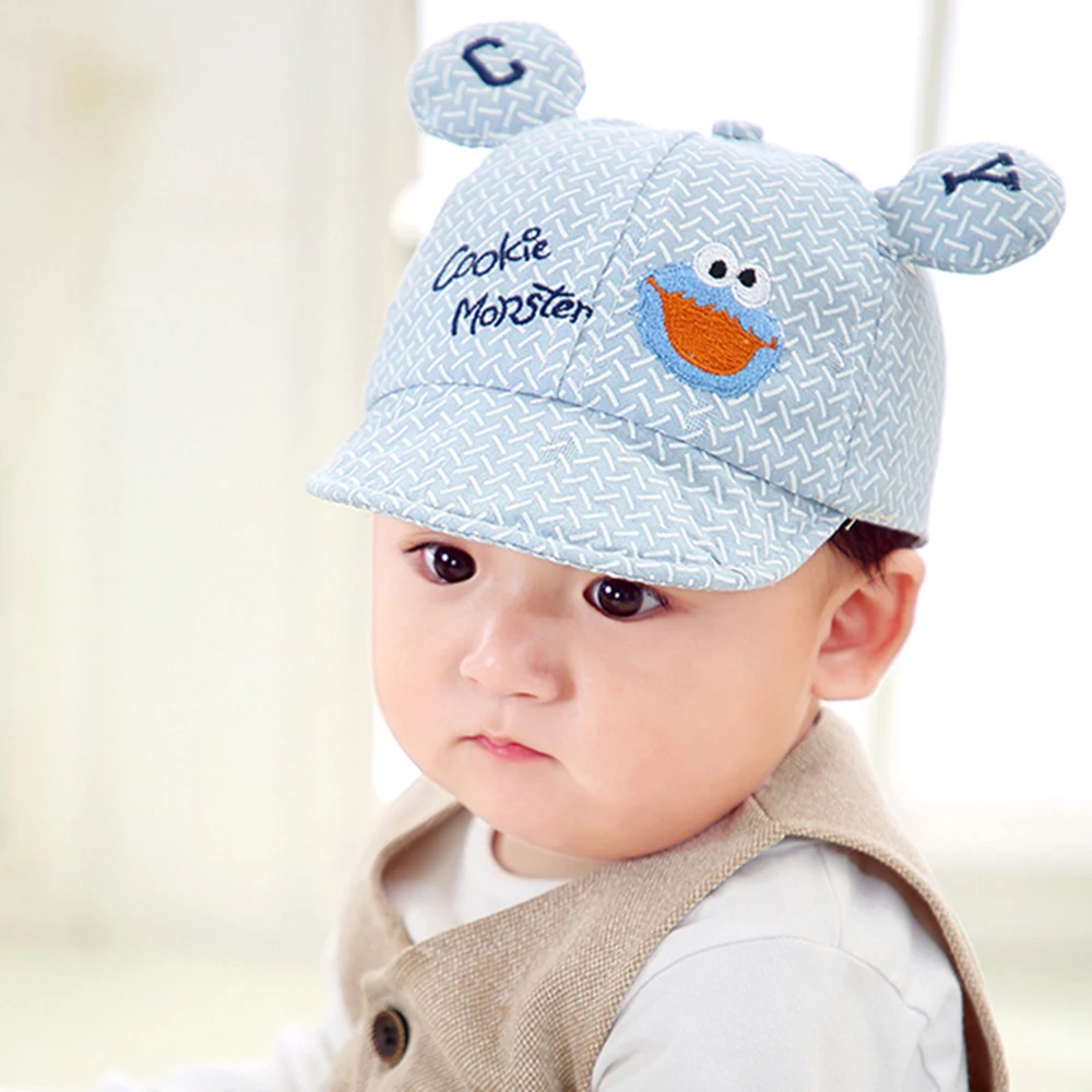Детская хлопковая кепка с мультяшным рисунком для мальчиков и девочек Кепка от