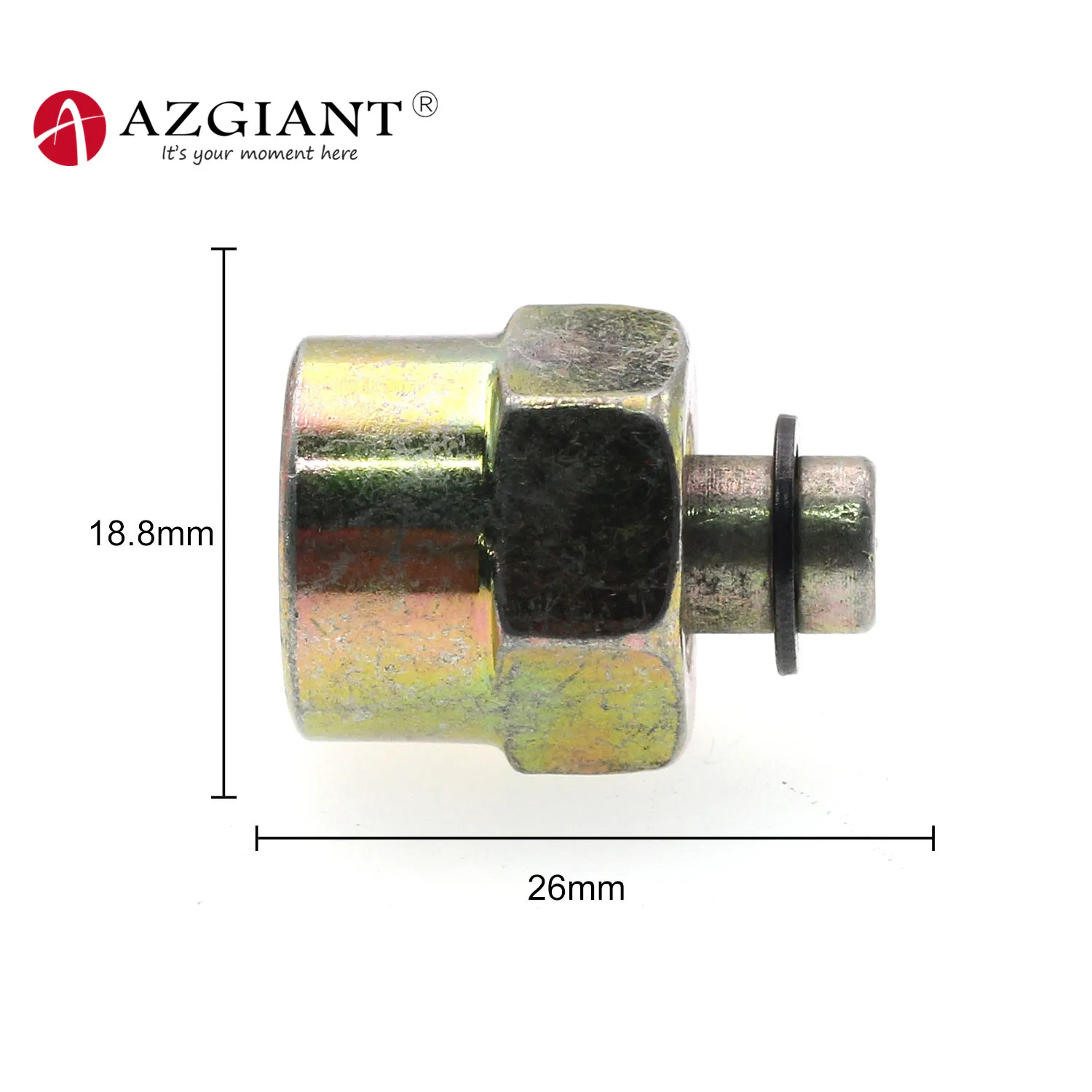 

AZGIANT 1 шт. M12,M14,M16,M18,M20 штепсельная вилка стандартного рельса для трубы стандартного рельса, топливная колпачок стандартного рельса T0139