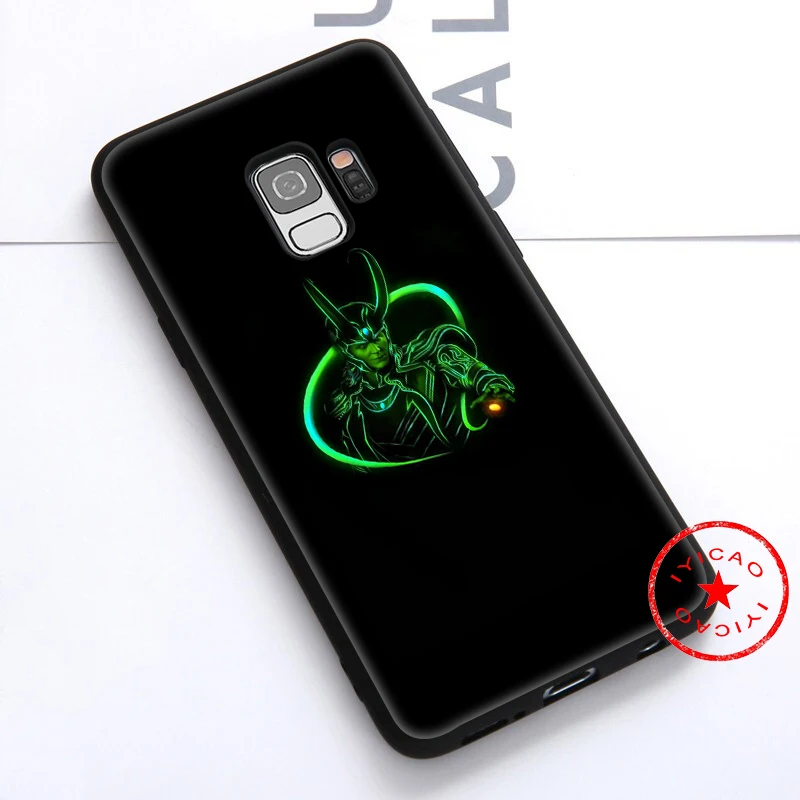 Мягкий чехол IYICAO Marvel Loki для samsung Galaxy S10e S10 S9 S8 Note 8 9 10 Plus S6 S7 Edge TPU |
