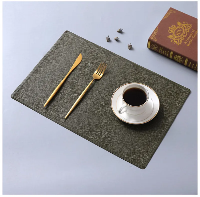 

2PCS 35x40 PVC Cup Cushion Dinner mat desktop Pad Heat insulation Pad Bowl Coaster Table Scald Proof Waterproof Oil Proof Plasti