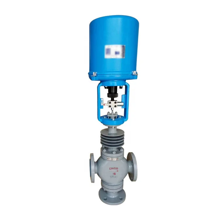 

RLM electrically adjustable high temperature pressure reduce Electric Sleeve Regulating Valve