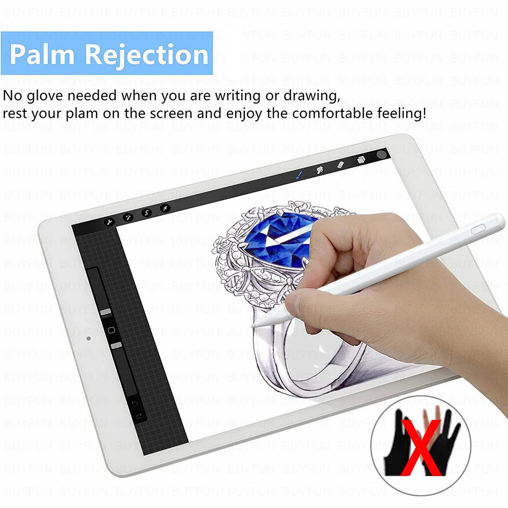 2020 iPad Pro 12 9 Стилус для снятия ладони стилус сенсорный карандаш не Apple Pencil 1 2 2018