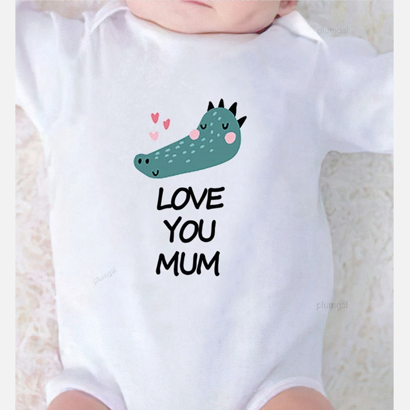 Носки для новорожденных детские вещи с мультипликационным принтом Я люблю маму