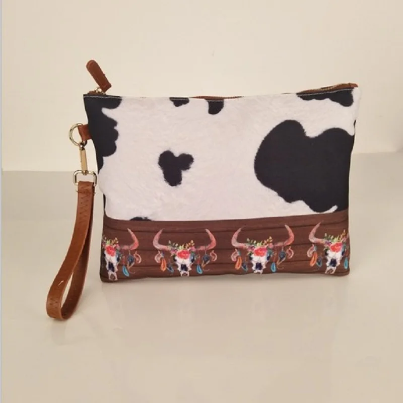 Оптовая продажа Domil бесконечная воловья/леопардовая сумка на ремешке из воловьей