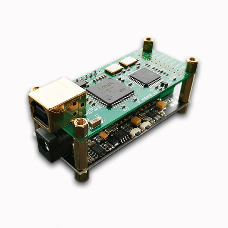 Интерфейс аманеро + ES9038 Q2M плата аудио декодера hifi fever USB звуковая карта комплект