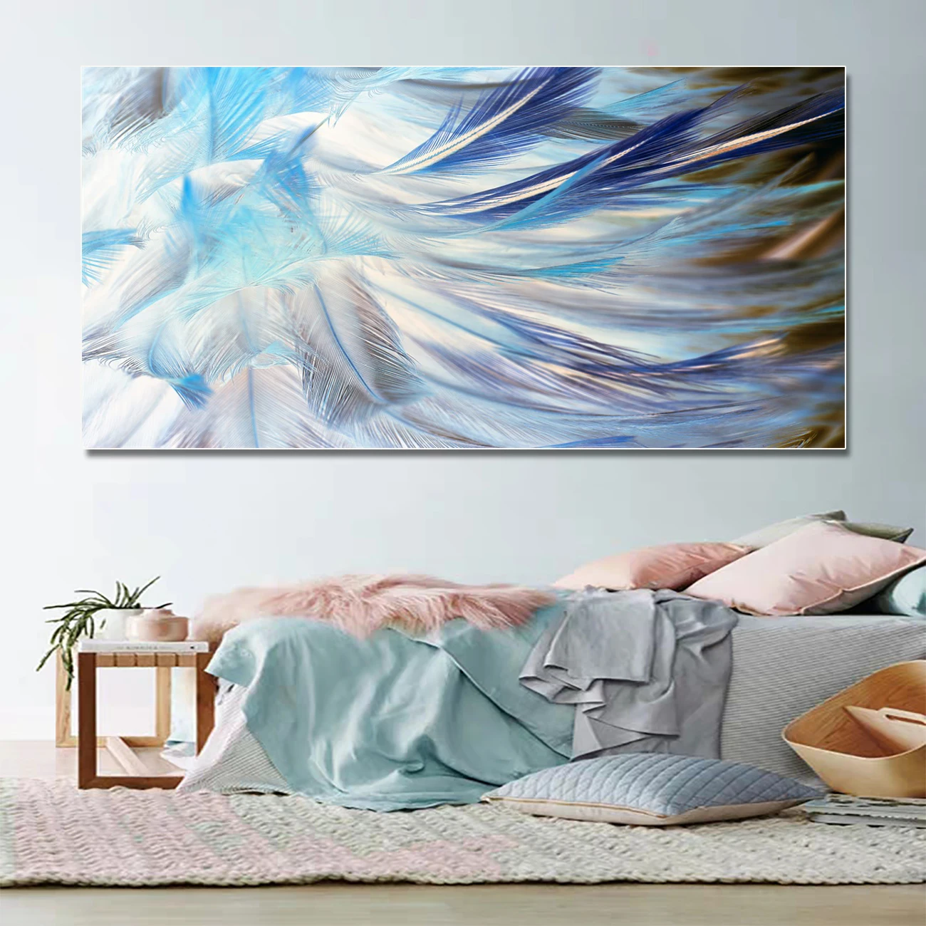 Laeacco холщовая живопись каллиграфия абстрактный Dreamy перо винтажные плакаты и