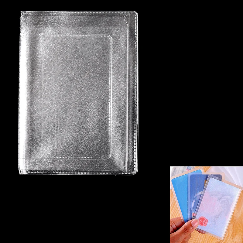 

PVC transparent documents cover russian driver's license case protect ID card