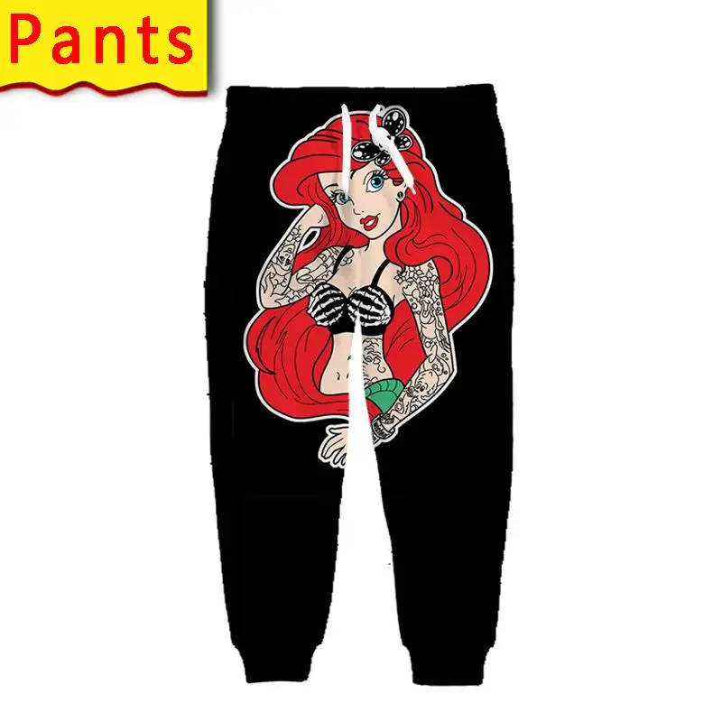 

princess hoodie sweatshirt 3d print men harajuku pullover halloween jacket streetwear shirt funny pants anime clothes blanket