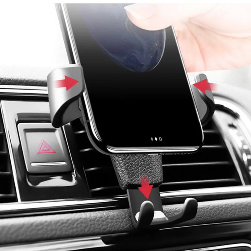 

Universal Gravity Auto Phone Holder Car Air Vent Clip Mount Mobile Phone Holder For Toyota Camry Corolla RAV4 Yaris Highlander/L