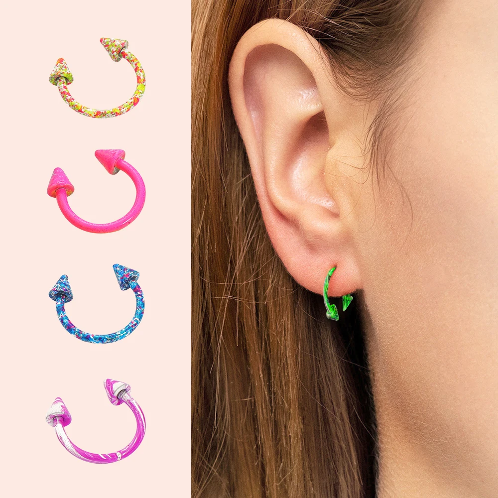 10 шт./лот Гибкие Челюсть Губ Язык Бровь Пупок СОСК НИППЛЫ Пирсинг Шарики Шпильки Трагуса Пирсинг Ювелирные изделия Оптовая продажа Дешево на.