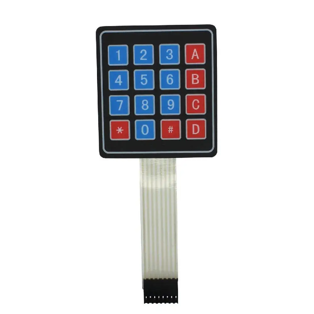 

10 Pcs 16 Key 4 X 4 Membrane Switch Keypad Keyboard For Arduino Smart Car R20
