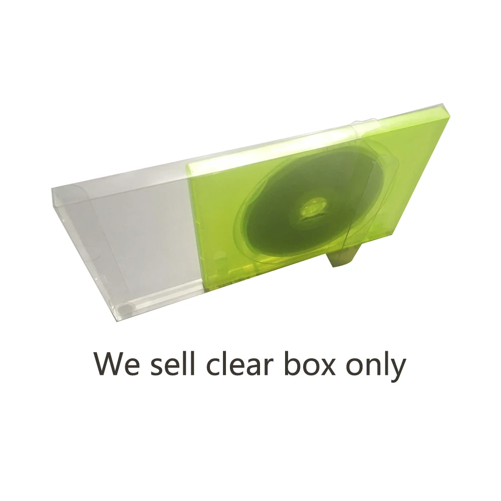 

DVD Blu-ray Disc Protection Display Storage Box for PS2 disc for PS4 Collection Transparent PET Box