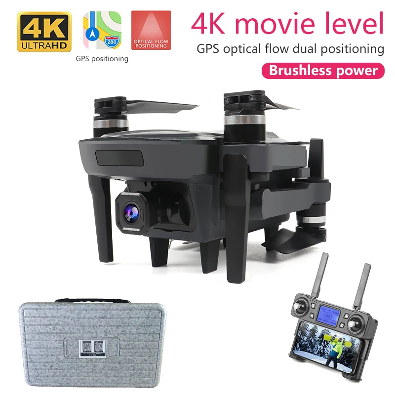 5g дрон k20 с gps и камерой hd 4k складной
