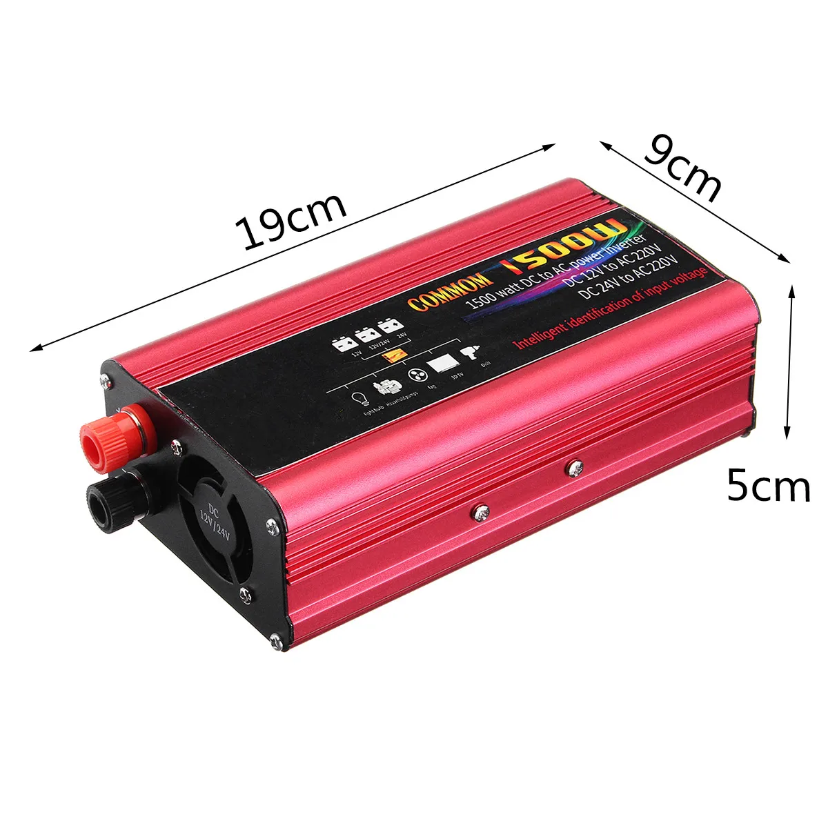 

3000W Car Power Inverter DC12/24V to AC 220V Digital LED Display Converter Voltage Transformer Pure Sine Wave Power Converter