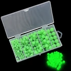 _ 150 шт., разнообразные бусины для рыбалки, диаметр 4 мм, 5 мм, 6 мм, 7 мм, 8 мм