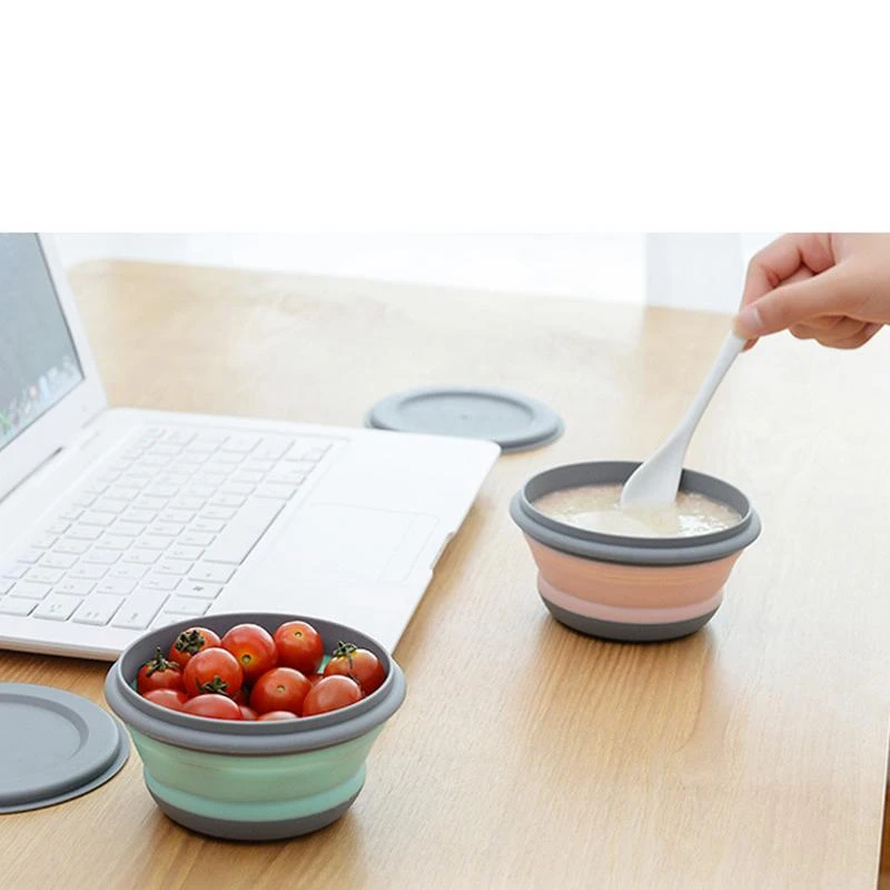 Профессиональный 3 шт/набор Чаши Наборы силиконовые складные коробки для ланча