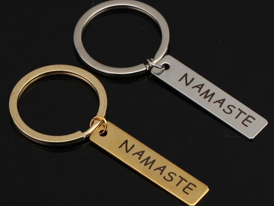 Модная поэма металлический влюбленный кольцо для ключей из нержавеющей стали