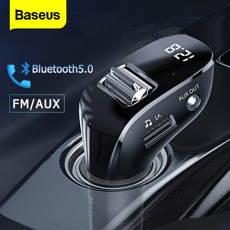 FM-трансмиттер Baseus с поддержкой Bluetooth и 2 USB-портами | Мобильные телефоны аксессуары