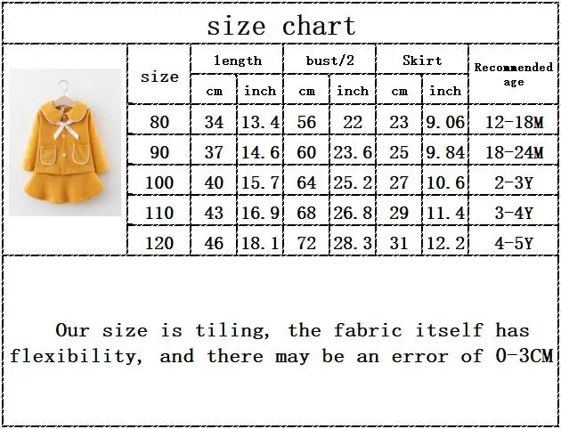 

Spring Autumn Casual Kids Toddler Baby Clothes Sets Tops Long Sleeve Skirts 2pcs Cotton High Quality Pocket Girls 1-5Y