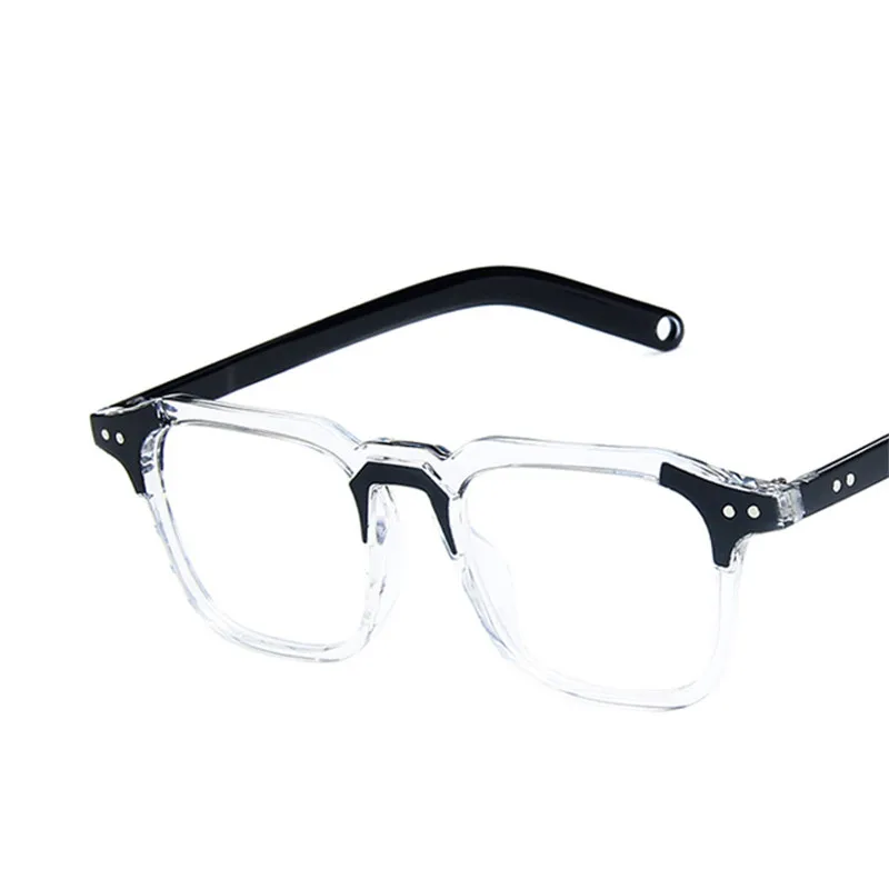 Zerosun винтажные очки оправа для мужчин и женщин квадратные прозрачные линзы