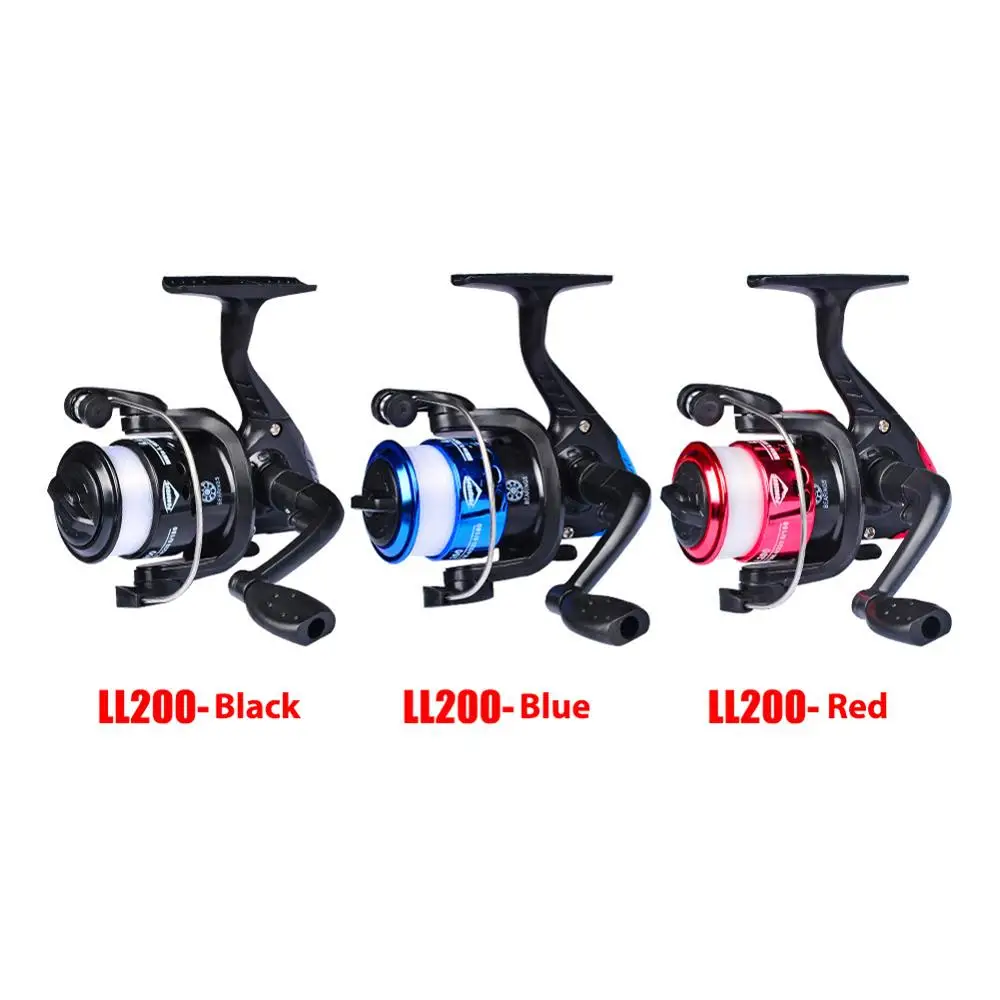

LL200 металлическая спиннинговая Рыболовная катушка, ЧПУ машинная резка, большая удочка, литье под давлением 5,2: 1, рыболовная катушка для ловл...