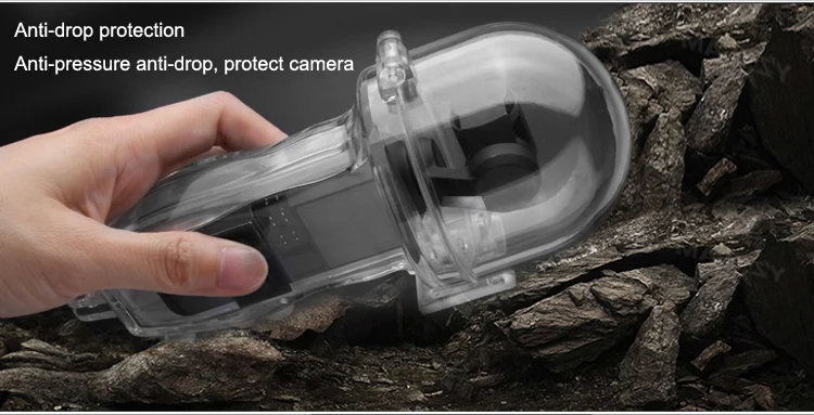 DJI Osmo Карманный чехол для дайвинга водонепроницаемый чехол Защитный корпус коробка с фильтром красный 60 м Глубина камеры аксессуары