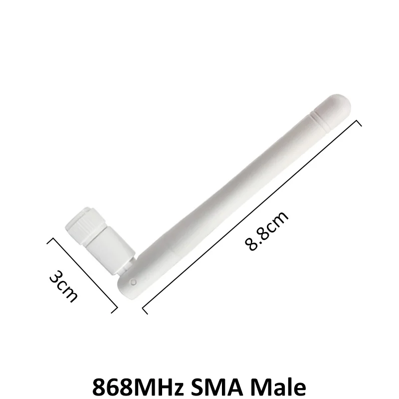 GRANDWISDOM 20pcs 868mhz antenna 3dbi sma male 915mhz lora antene pbx iot module lorawan signal receiver antena | Мобильные телефоны