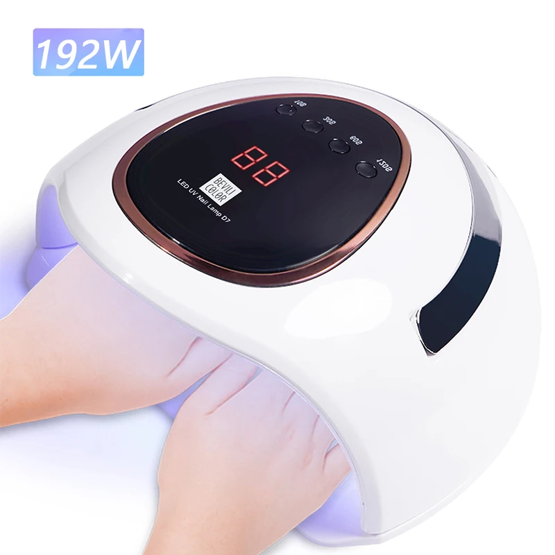 

УФ светодиодный лампа для сушки ногтей, 192 Вт