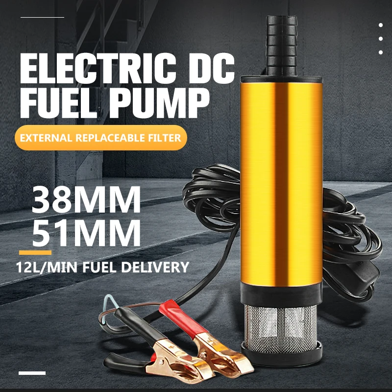 12 В Приблизительно 38 мм Электрический двигатель из алюминиевого сплава насос для